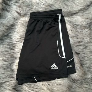 Black and White Adidas Women’s Athletic Shorts Size Medium